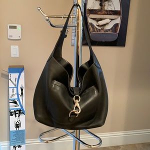 A Large Black Dooney & Burke Shoulder Bag